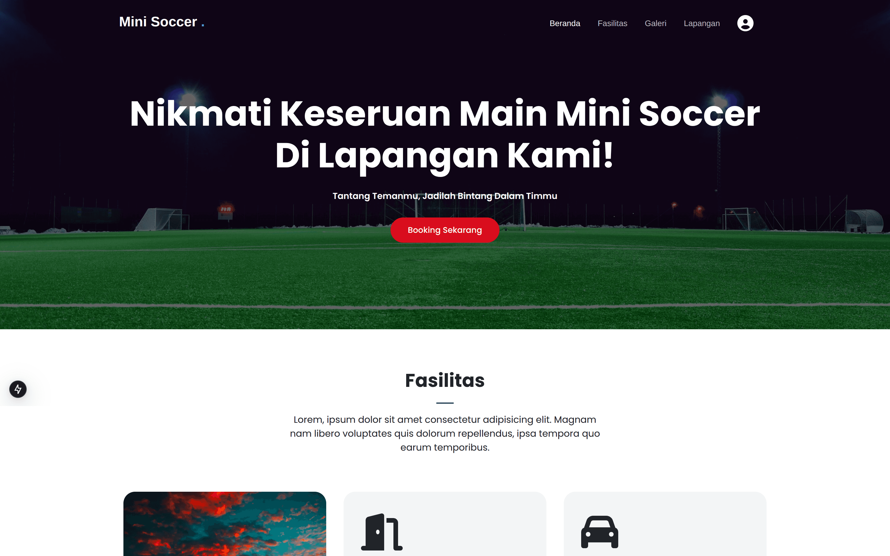 Mini Soccer Microservices